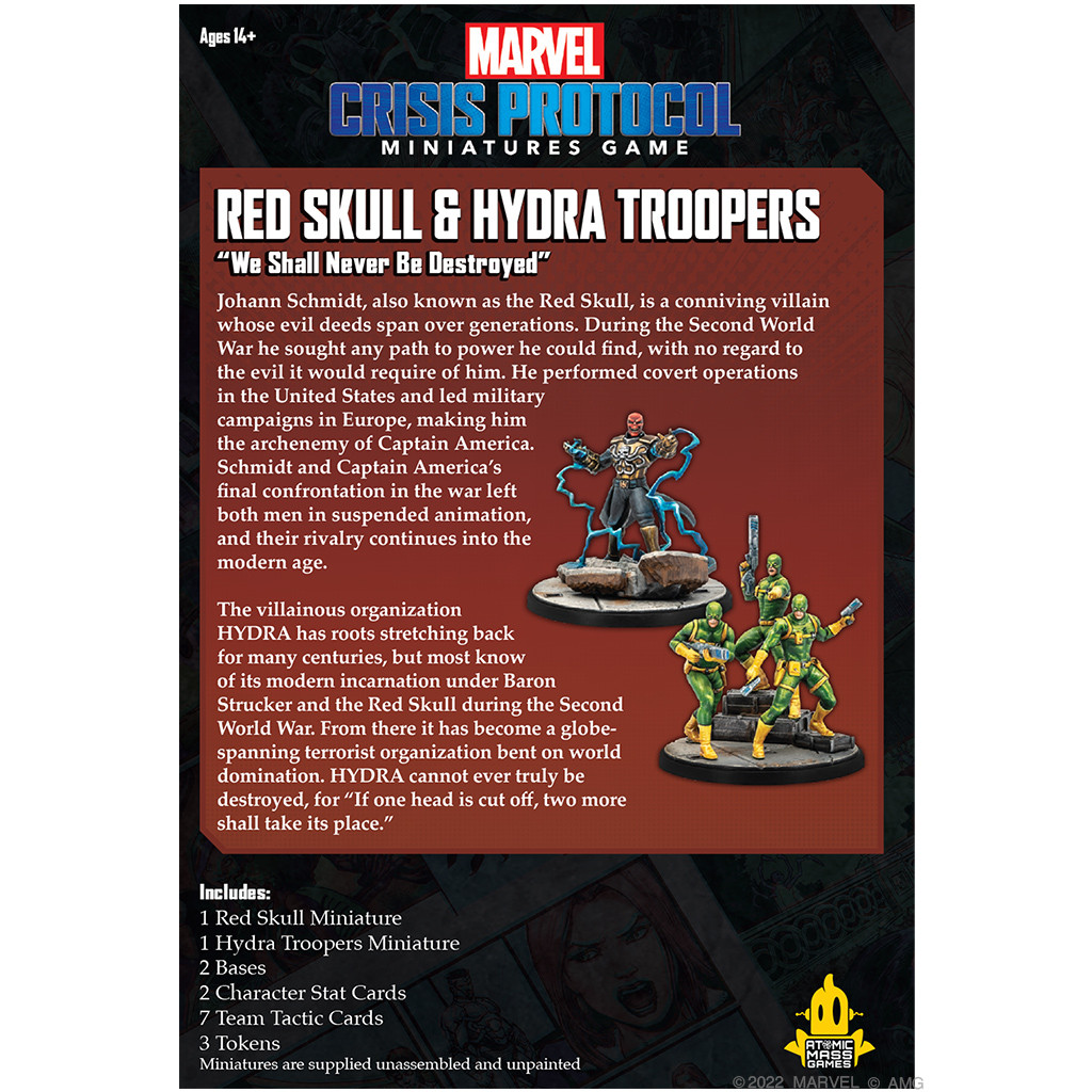 Marvel Crisis Protocol : Red Skull and Hydra Troops Character Pack